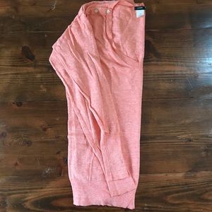 J.crew lightweight sweater with button detail